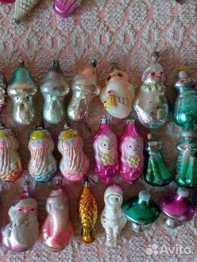 Ёлочные игрушки СССР 40-80е гг