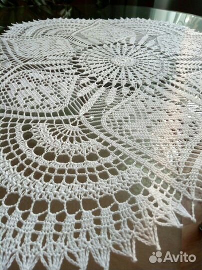 Салфетки ажурные вязаные 65см
