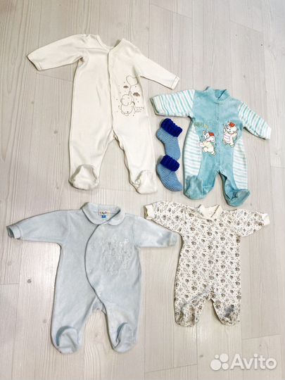 Большой пакет вещей на мальчика от 0 до 1 года )