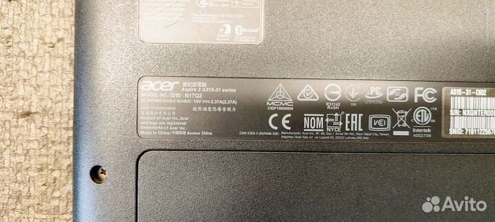 Ноутбук офисный Acer Aspire 3 A315