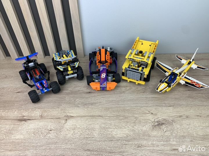 5 машин Lego Technic