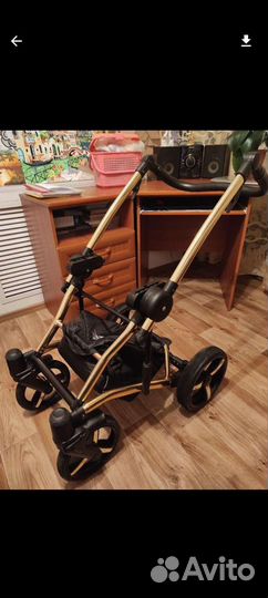Коляска 2 в 1 эко кожа