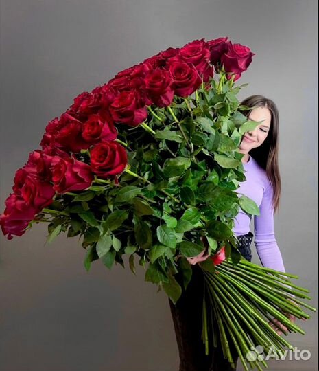 Розы-гиганты 1 метр