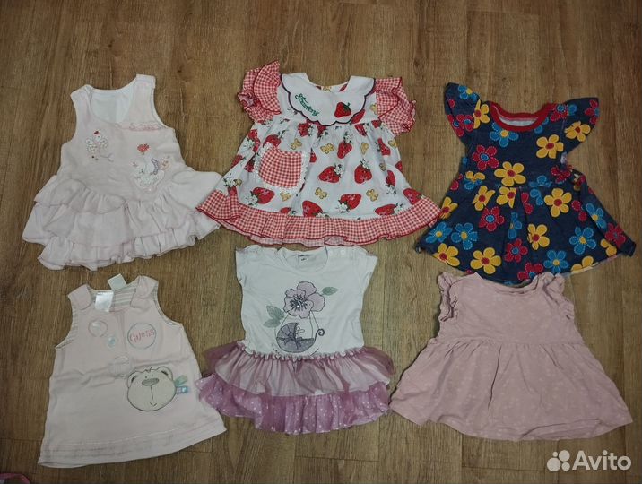 Вещи пакетом на девочку 62 68