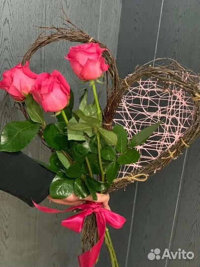 Цветы розы букет