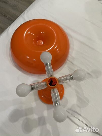 Лампа настольная гриб винтаж