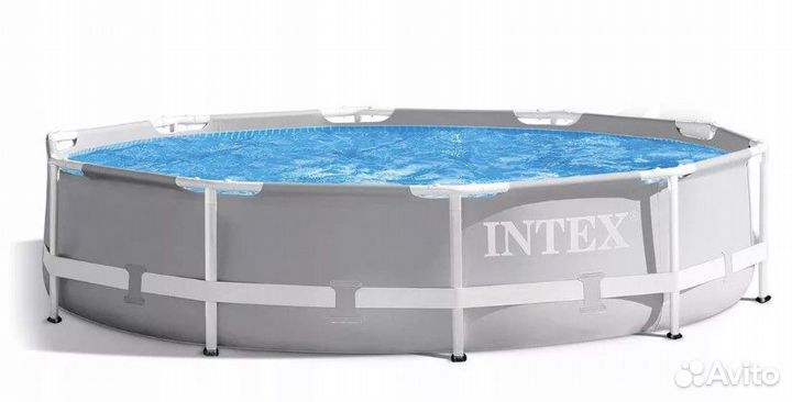 Каркасный бассейн intex 3.7 м 76 см