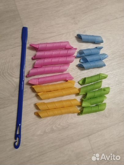 Бигуди спиральки мягкие