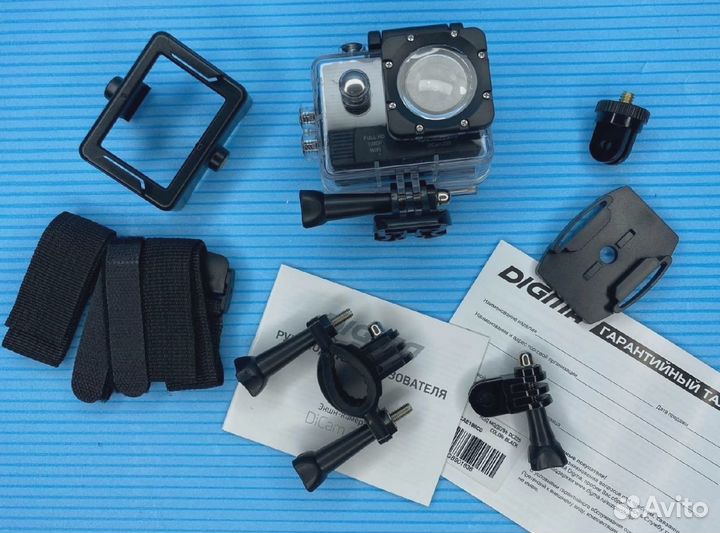 Экшн камера разрешение 4к Digma Dicam