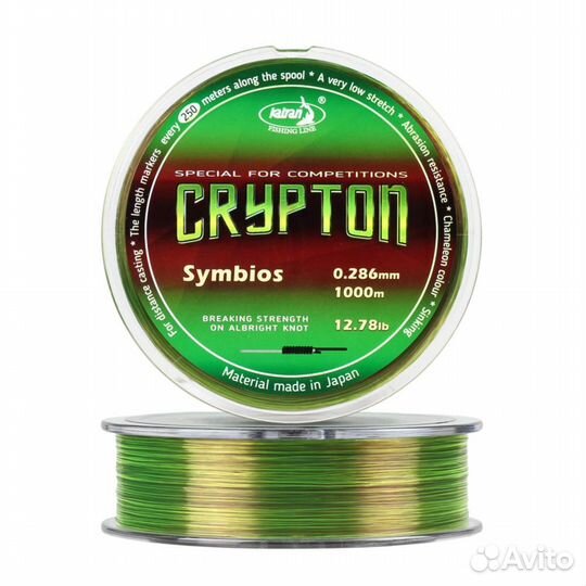 Katran Леска Katran Crypton Symbios 1000м 5,8кг/0