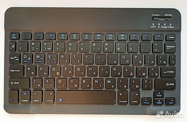 Беспроводная Bluetooth-клавиатура, рус/англ буквы