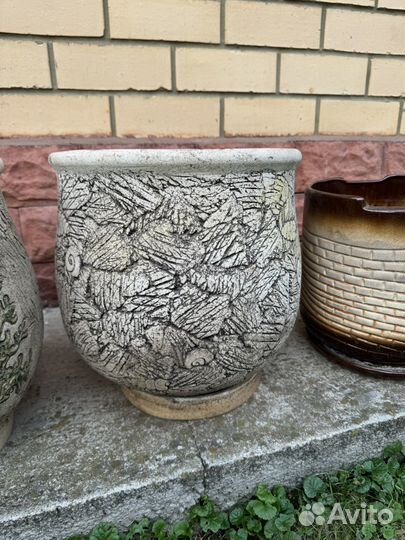 Горшки керамические цветочные