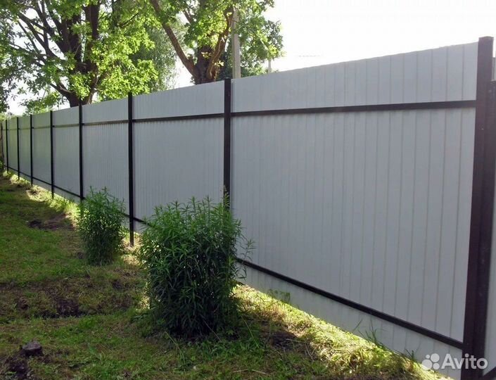 Забор из профнастила