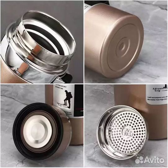 Термос с двойными стенками 800-1500 мл