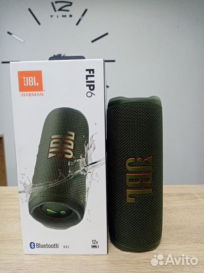 Портативная акустика JBL Flip 6, 30 Вт