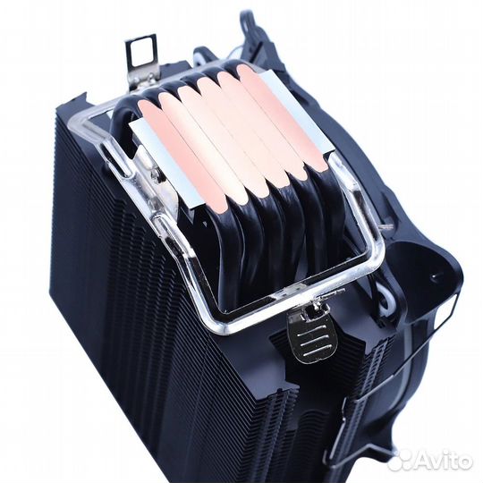 Кулер универсальный 6 трубок 120мм черный