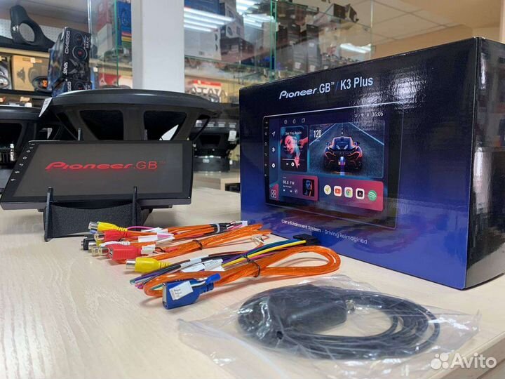 Магнитола 2 din android 9 дюймов pioneer