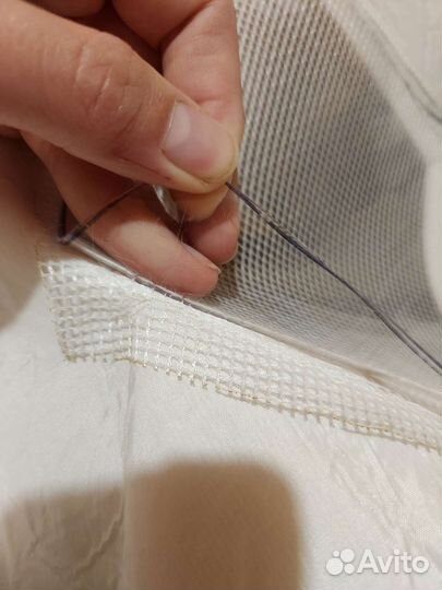 Замена окошка на надувном костюме