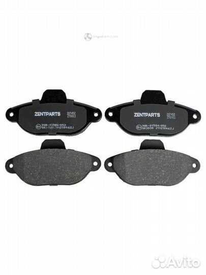 Колодки передние Fiat Punto Lancia Z07452