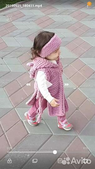 Детское пончо Новое