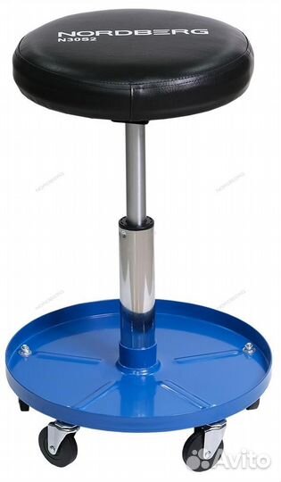 Сиденье ремонтное на колесах с регулировкой высоты