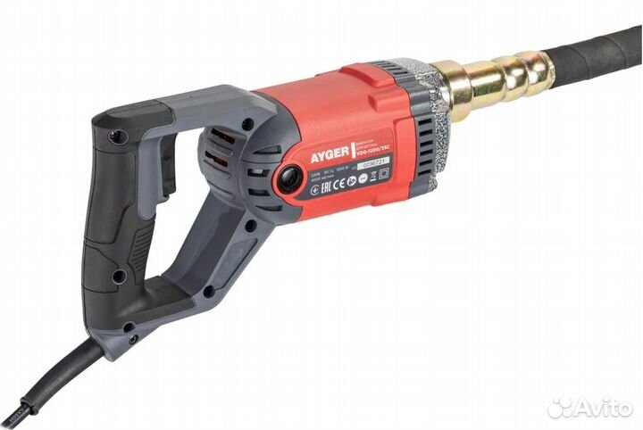 Портативный глубинный вибратор ayger (комплект) VD