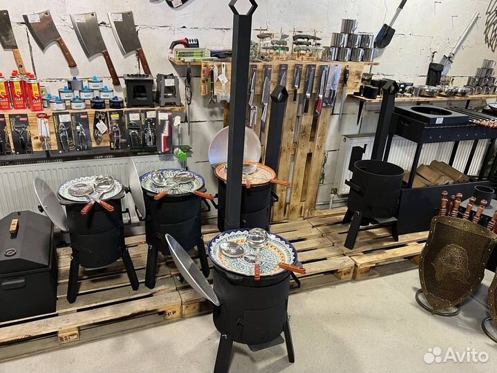 Комплект печь + казан 12л