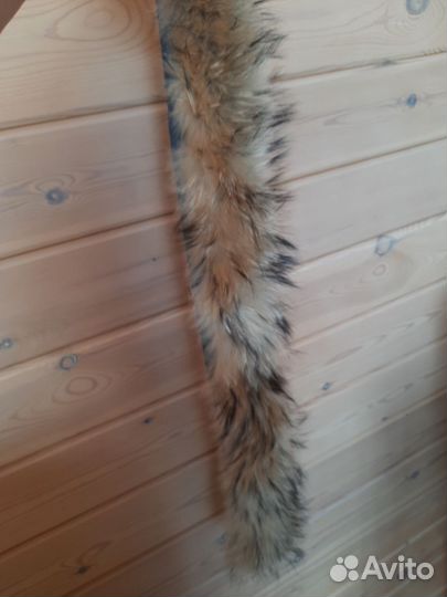 Меховой воротник енот
