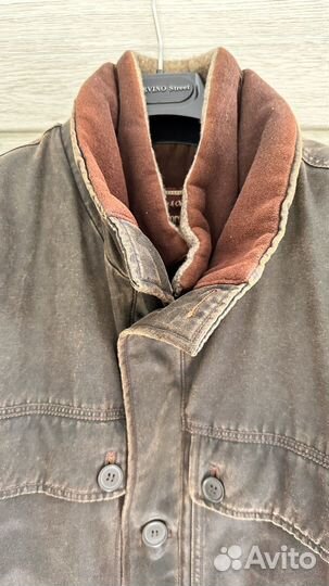 Зимняя куртка замшевая мужская