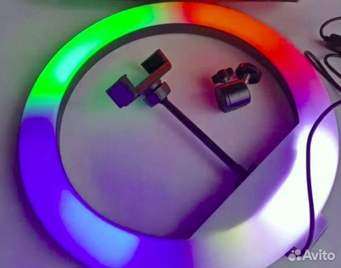 Кольцевая Лампа Цветная RGB