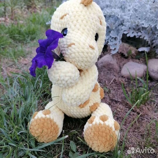 Мягкая игрушка динозавр (дракон)