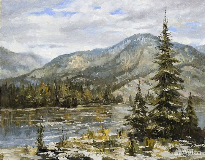 Картина маслом на холсте 