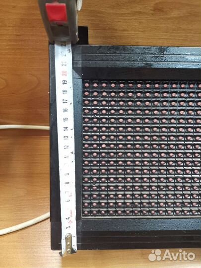 Электронное табло led 72x24 см