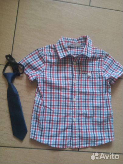 Рубашка H&M и галстук для мальчика