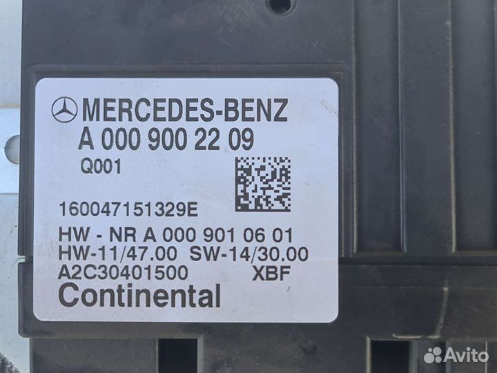 Блок управления топливным насосом Mercedes W222