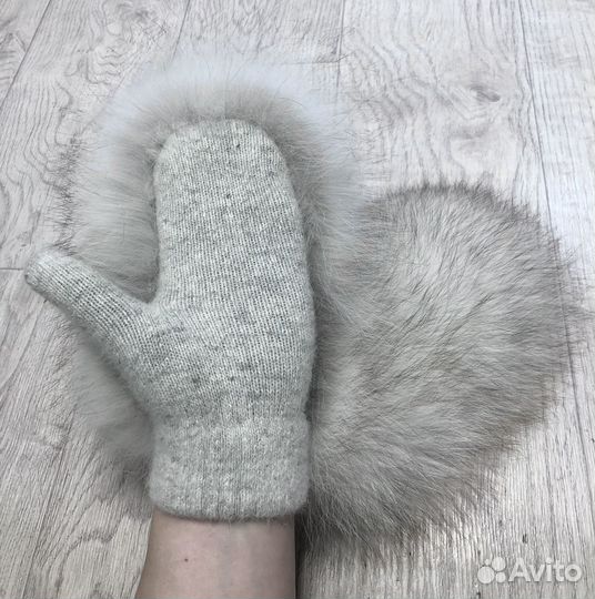 Варежки меховые