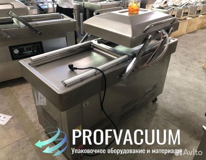 Двухкамерный вакуумный упаковщик