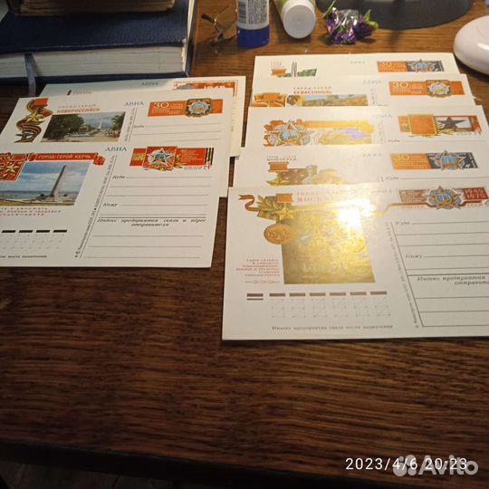 Открытки почтовые СССР 8 штук