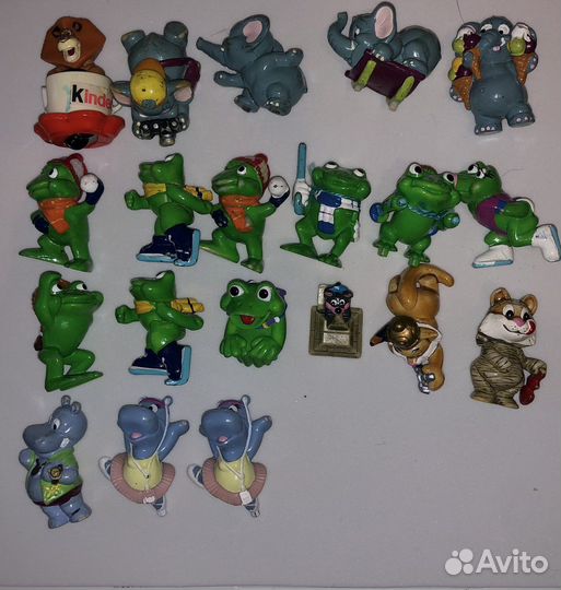 Игрушки из киндера 90х