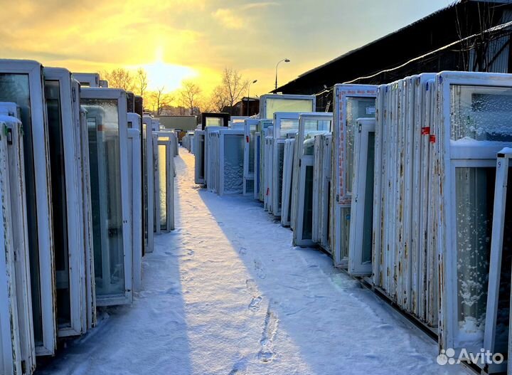 Пластиковые окна и двери бу и новые