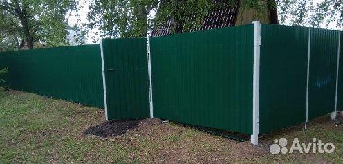 Заборы из профлиста, евроштакетника в рассрочку