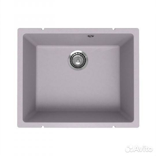 Кухонная мойка Ulgran Quartz Under 500-04, платина