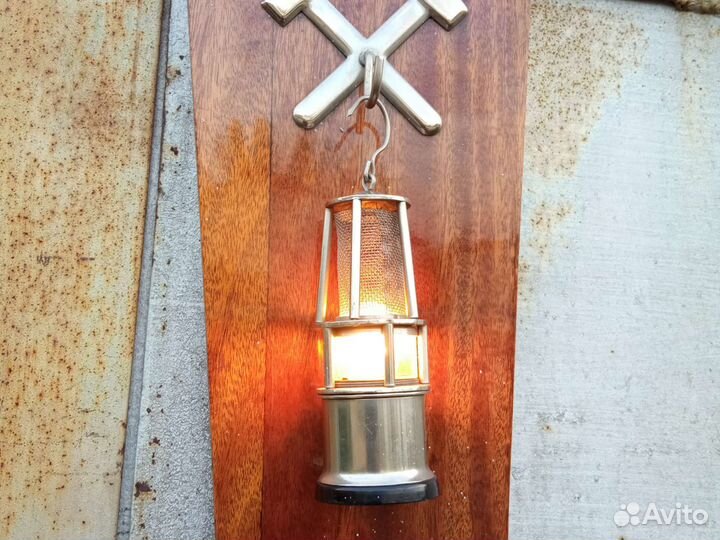 Сувенир светильник шахтерская лампа СССР