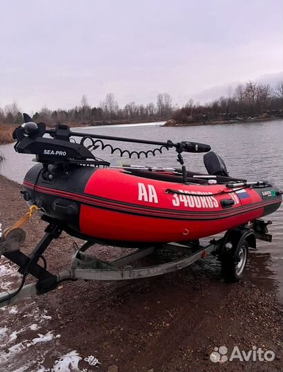 Лодка Gladiator 380 нднд мотор Tohatsu