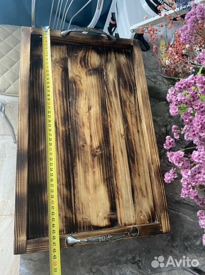 Поднос/декор деревянный / доска разделочная