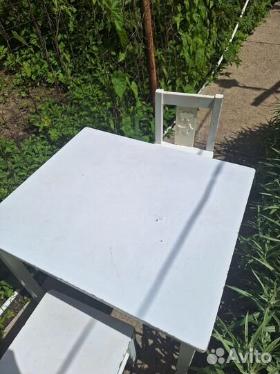 Детский стол и 2 стула IKEA