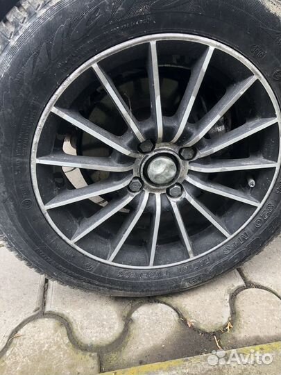 Литые диски r14 на ваз с зимней резиной