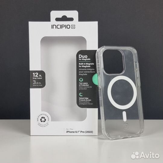 Incipio Duo с MagSafe для 14 Pro Clear