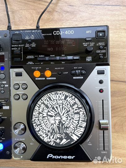 Комплект pioneer cdj 400 + djm 400