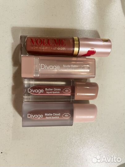 Помада блеск Divage и Vivenne sabo